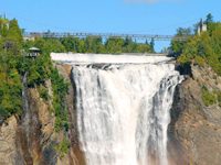 Canada Quebec Montmoremcy Falls