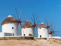 Mykonos Windmills Greece