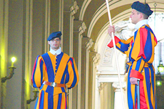 Swiss Guards Vatican City Rome Italy
