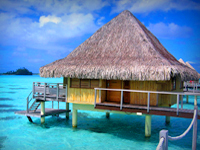 Tahiti overwater bungalows